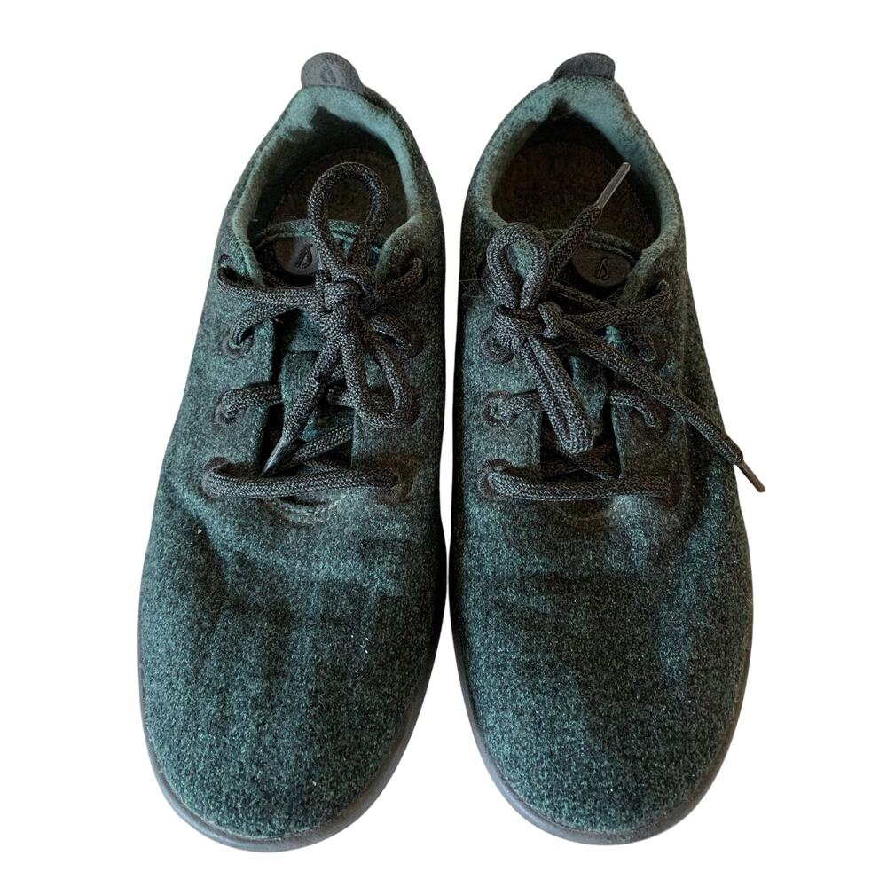 AllBirds wool runner casual athletic shoes size 8 dark green